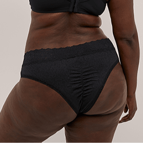 Model photo featuring Cacique cheeky panties