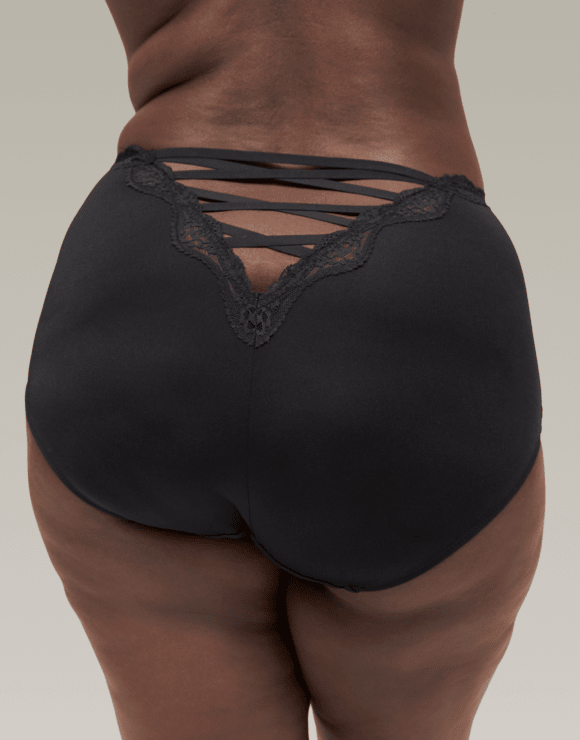 alternate Photo of model in Cacique high waist panties
