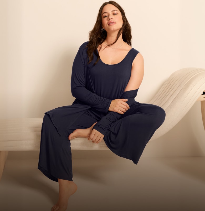model photo of new Cacique intimates