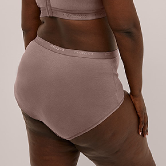 alternate Photo of model in Cacique brief panties
