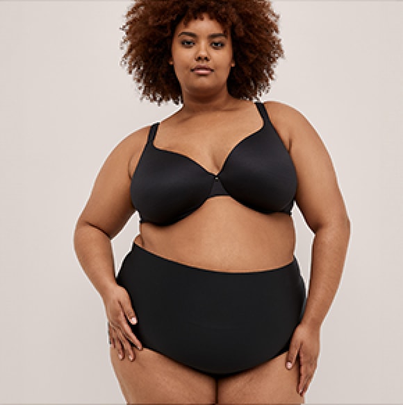Photo of model in Cacique high waist panties