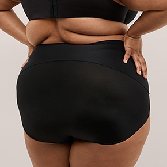 alternate Photo of model in Cacique high waist panties