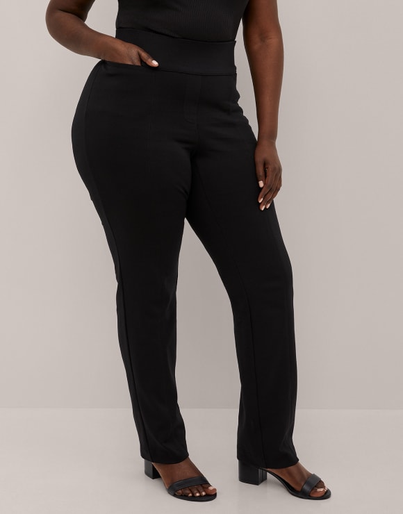 alternate Photo of model in Lane Bryant straight pants