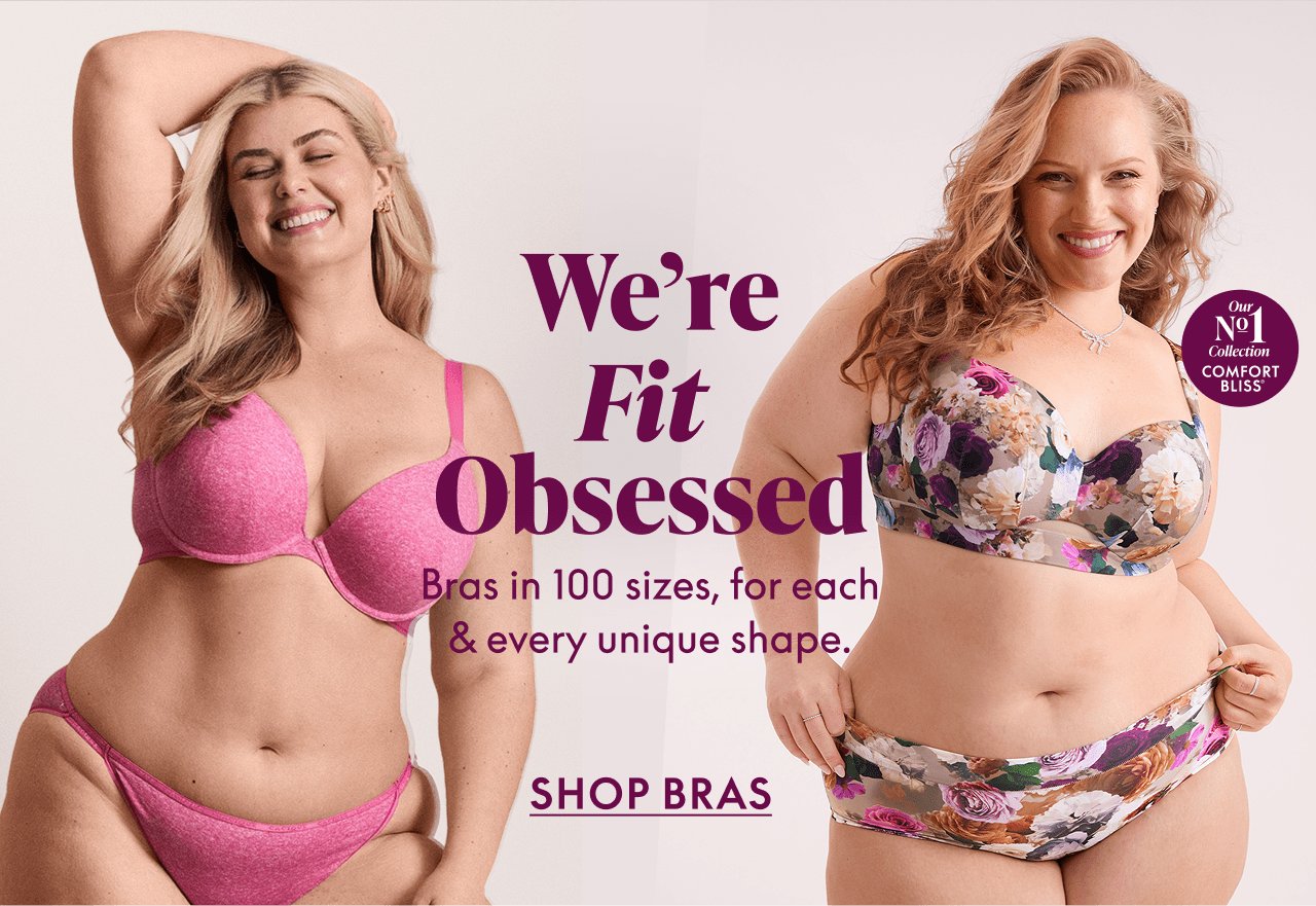 fit obsessed, shop bras