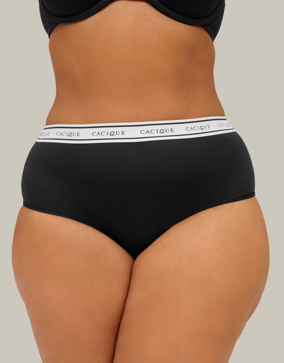 Photo of model in Cacique high leg panties