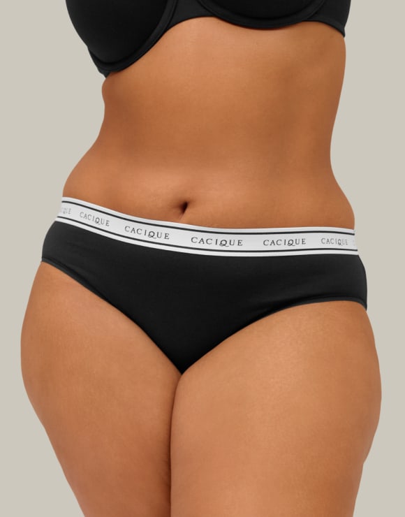 Photo of model in Cacique hipster panties