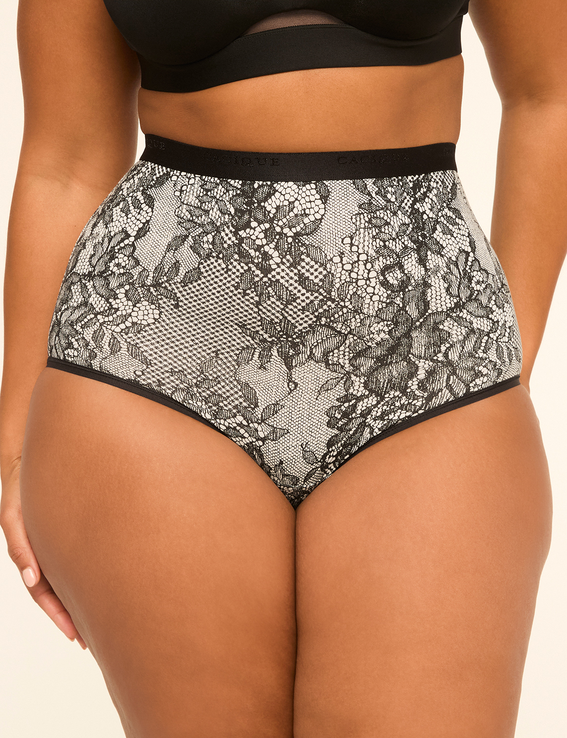 Cotton High-Waist Brief Panty