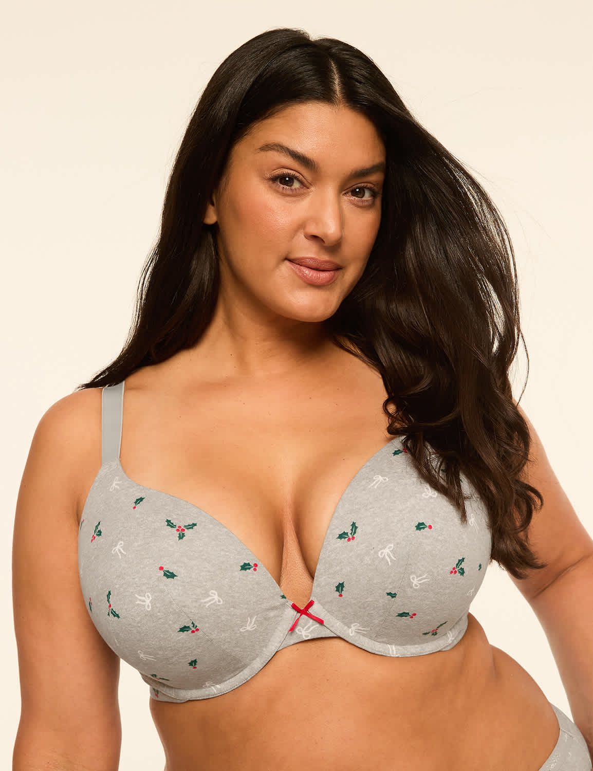Cotton Boost Plunge Bra