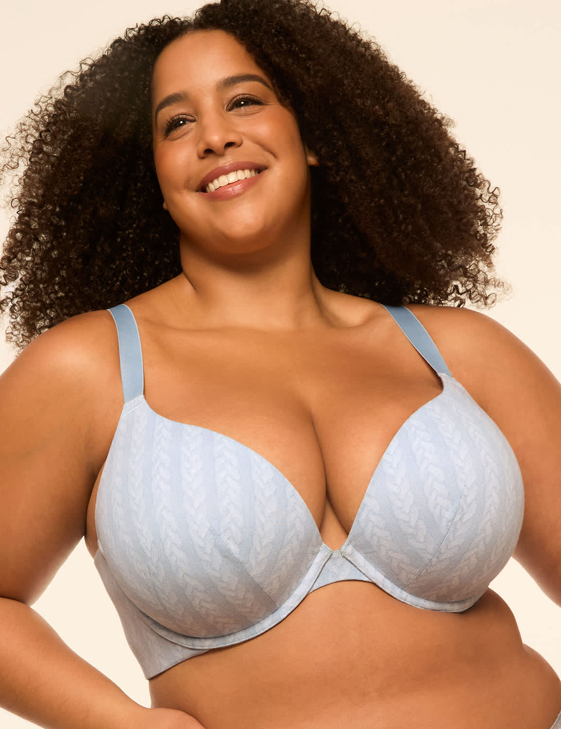 Cotton Boost Plunge Bra