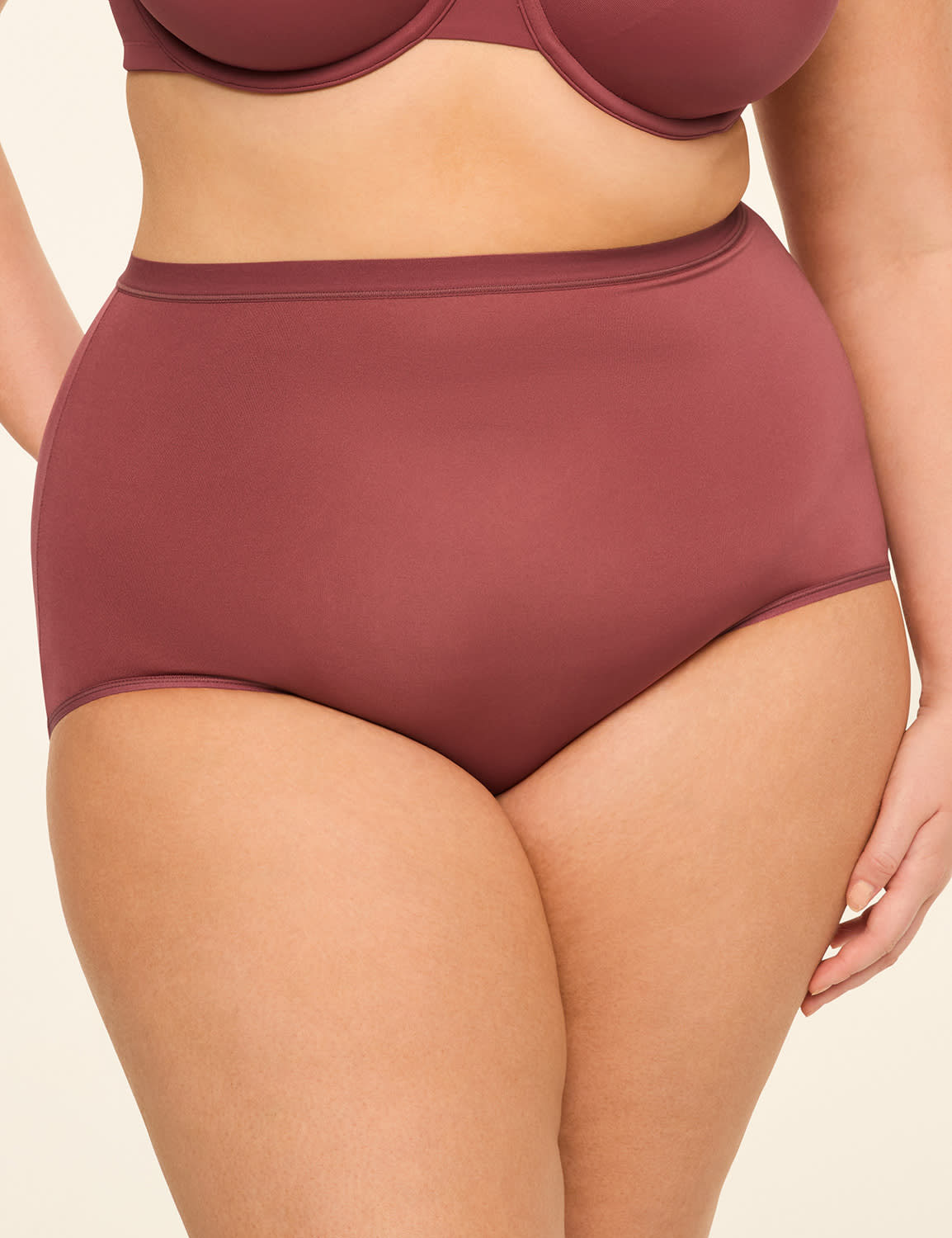 No-Show High-Waist Brief Panty