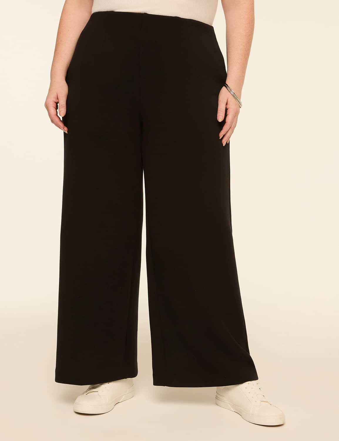 Journey Knit High-Rise Wide Leg Pant