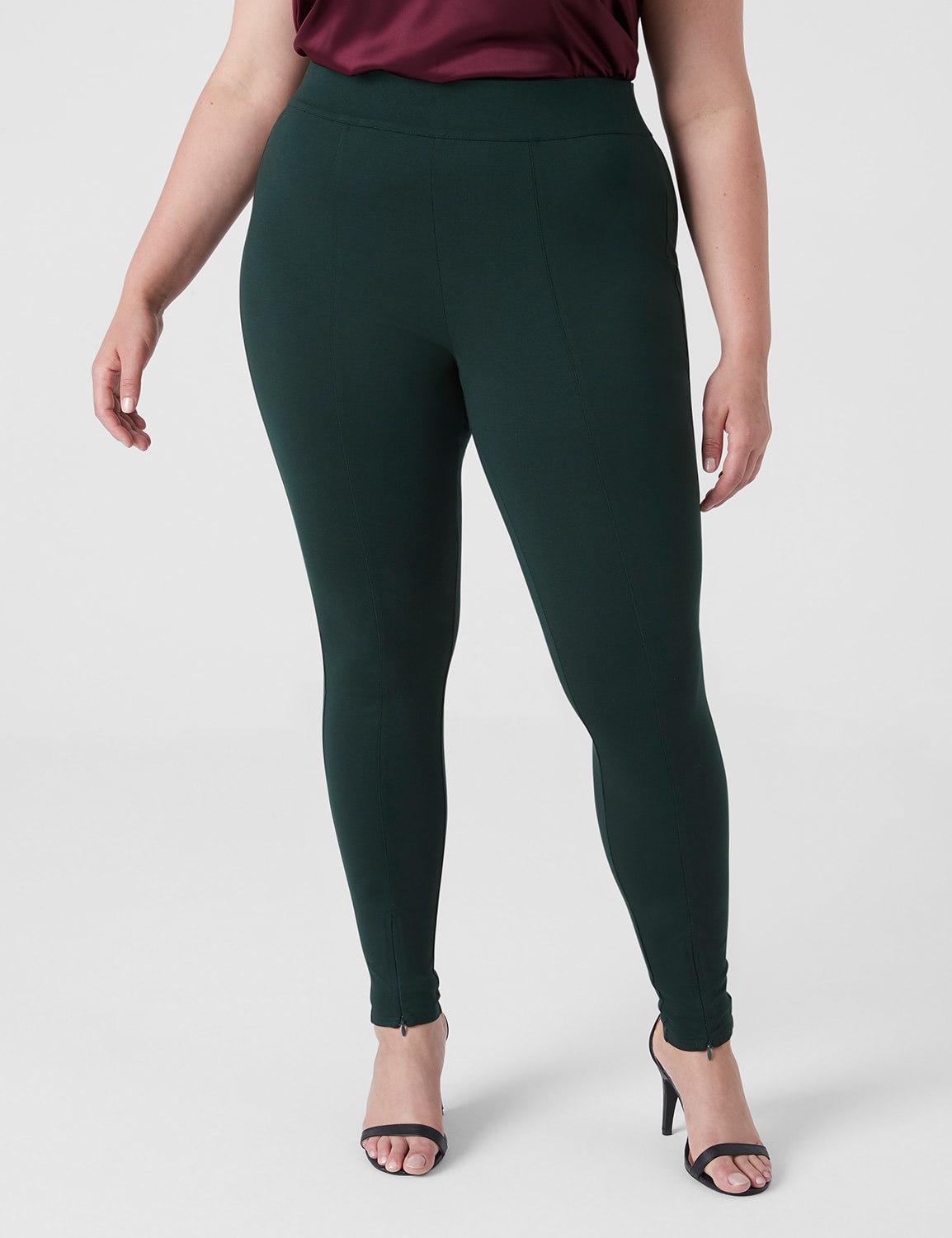Ankle Zip Ponte Legging