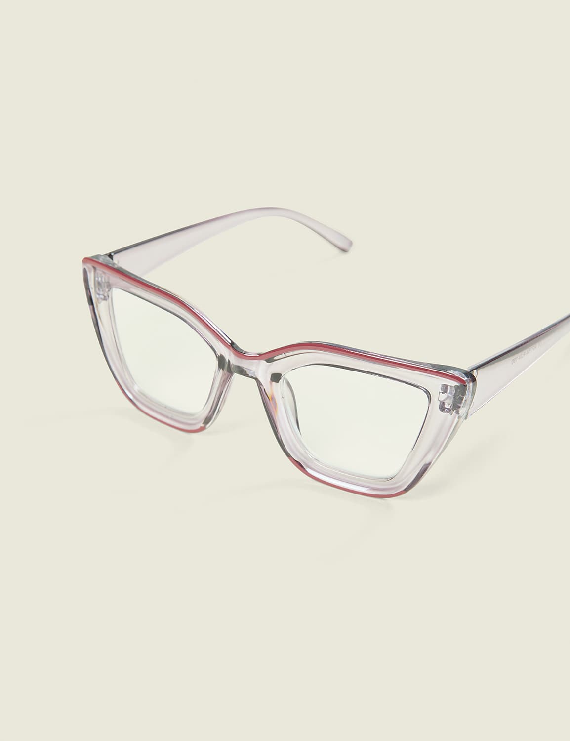 Purple & Pink Translucent Cateye Reading Glasses