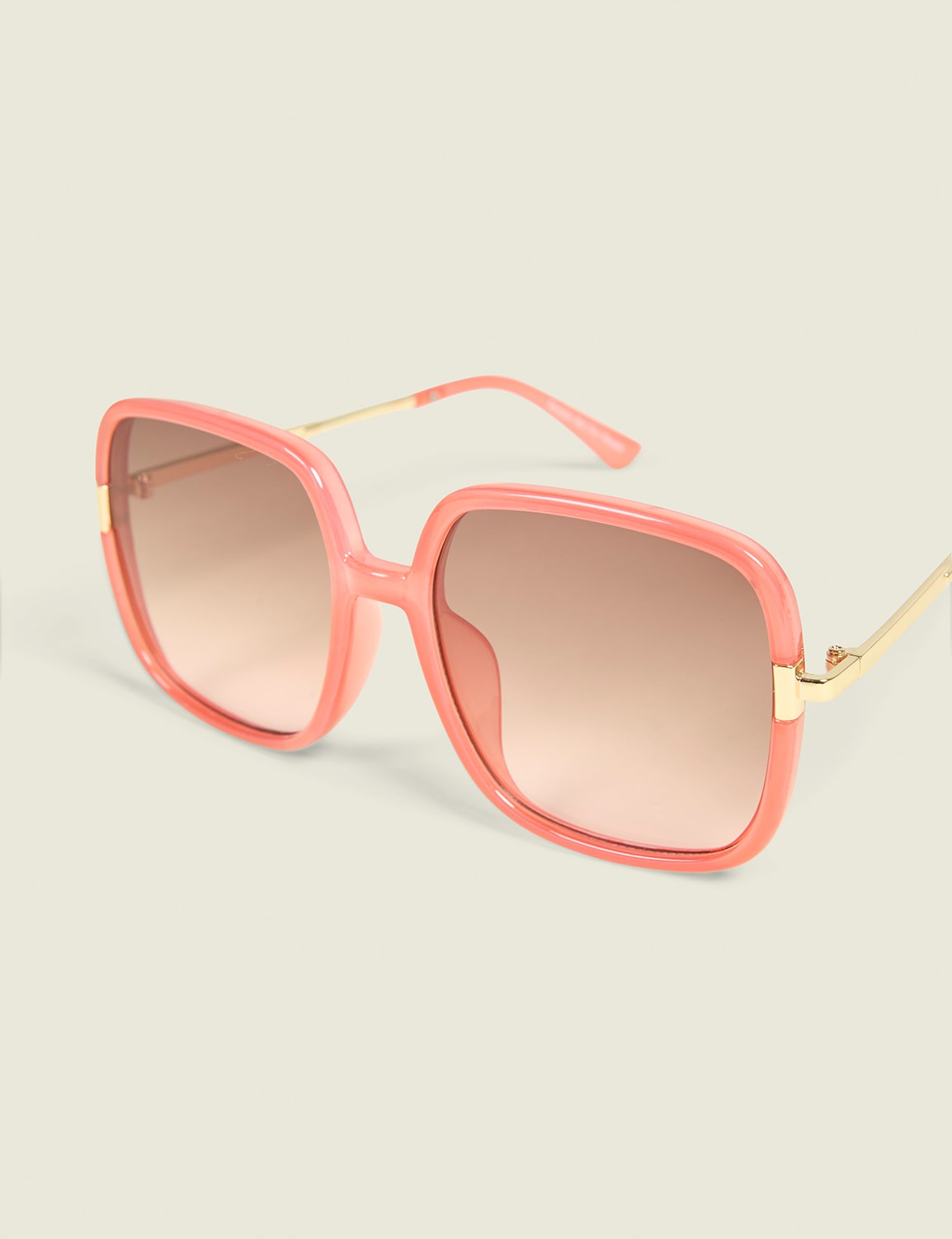 Orange Square Sunglasses