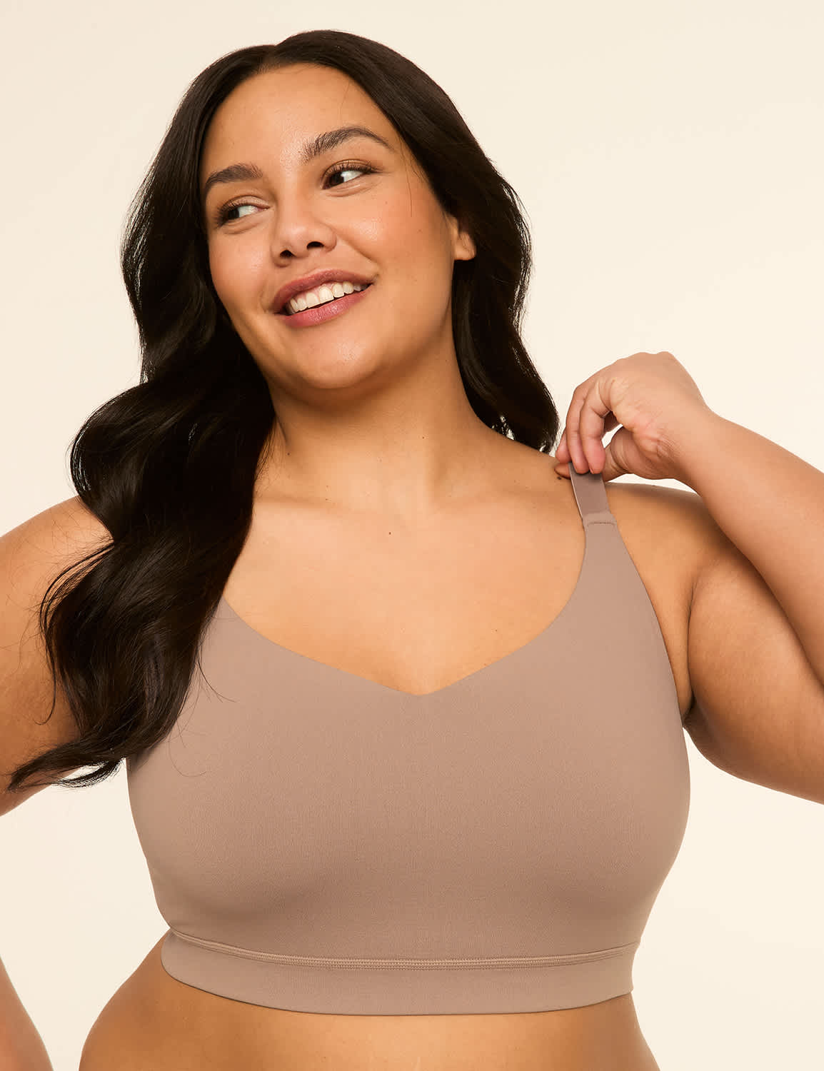 Seamless V-Neck Bralette