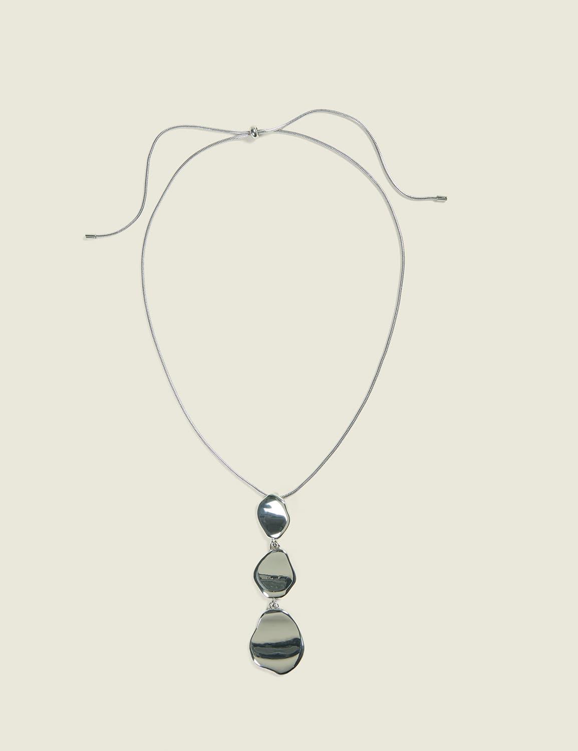 Tiered Organic Pendant Necklace