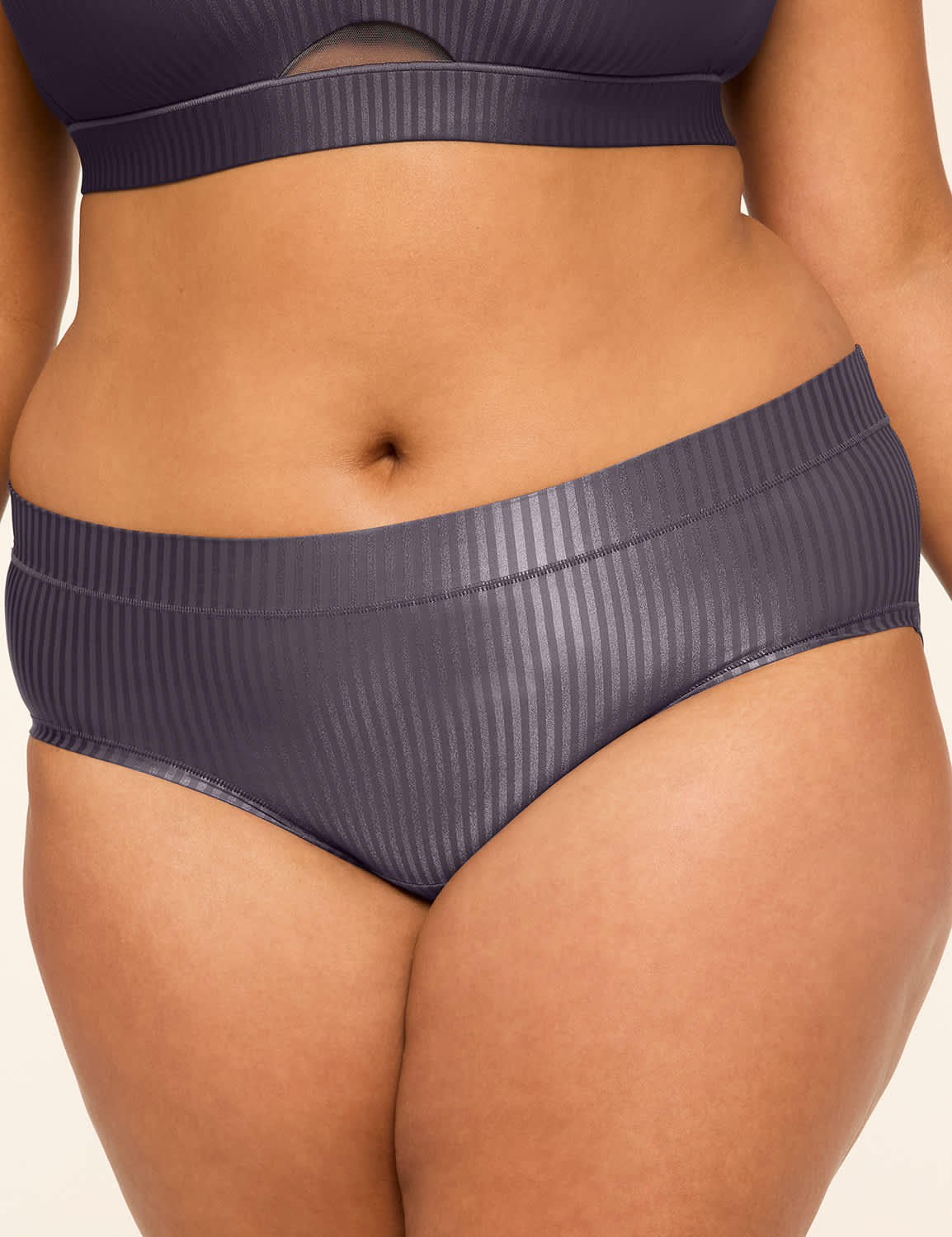 Comfort Bliss Shine Stripe Hipster Panty