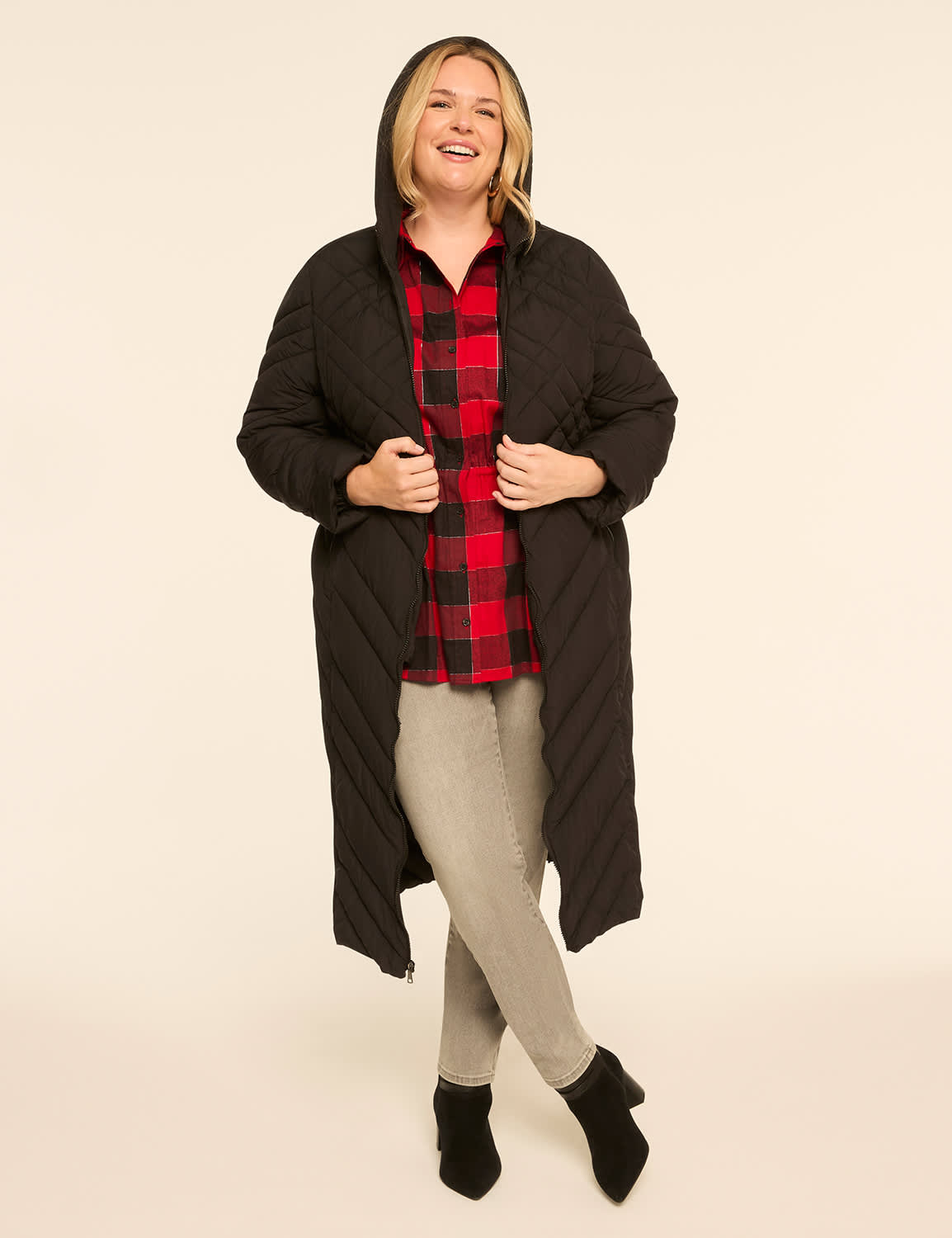 Quilted Maxi Puffer Coat
