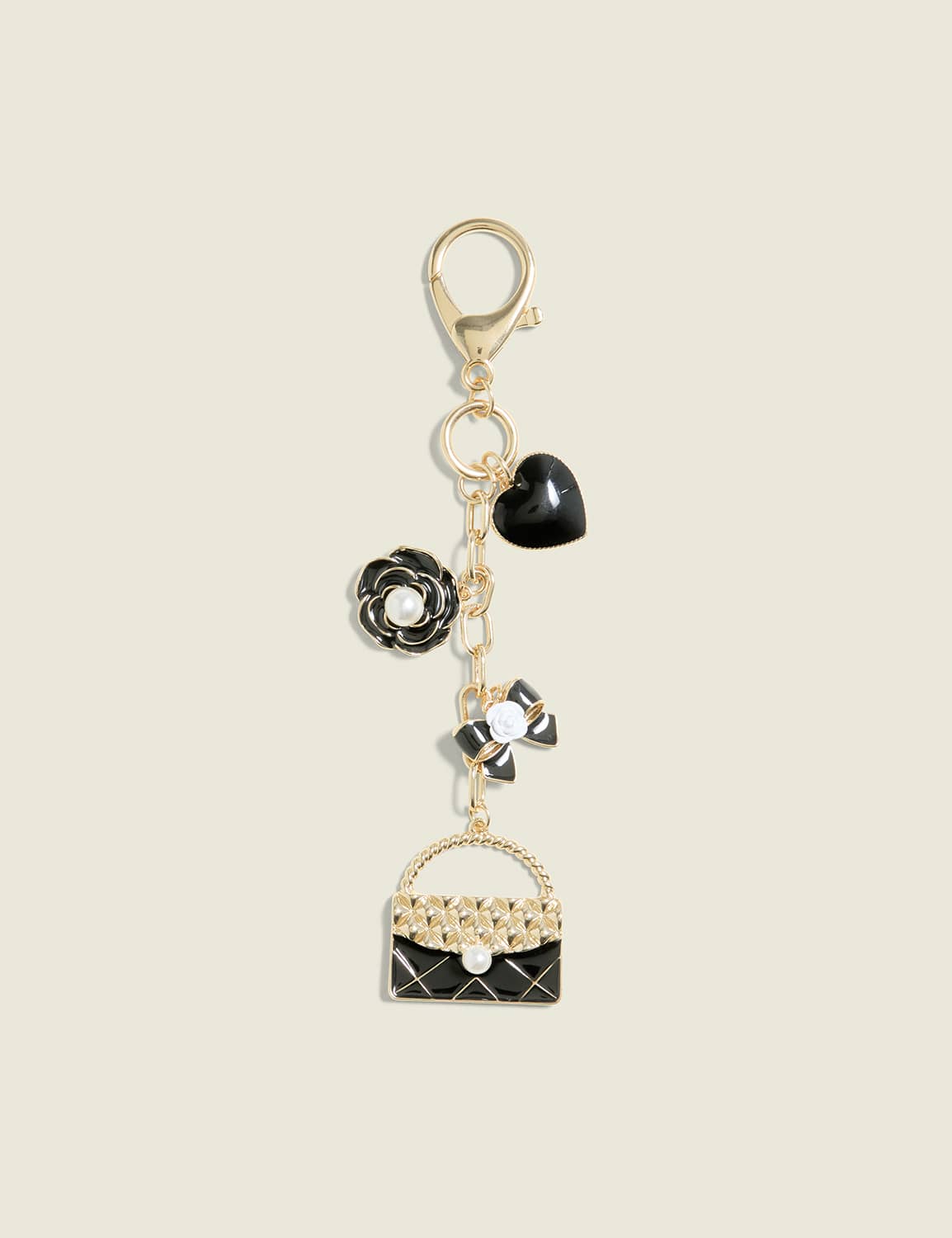 Black Purse Bag Charm