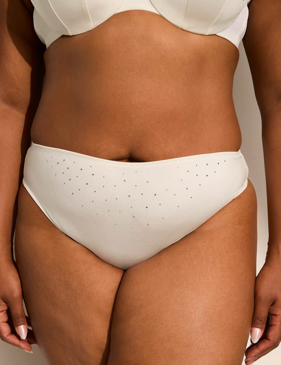 Rhinestone Thong
