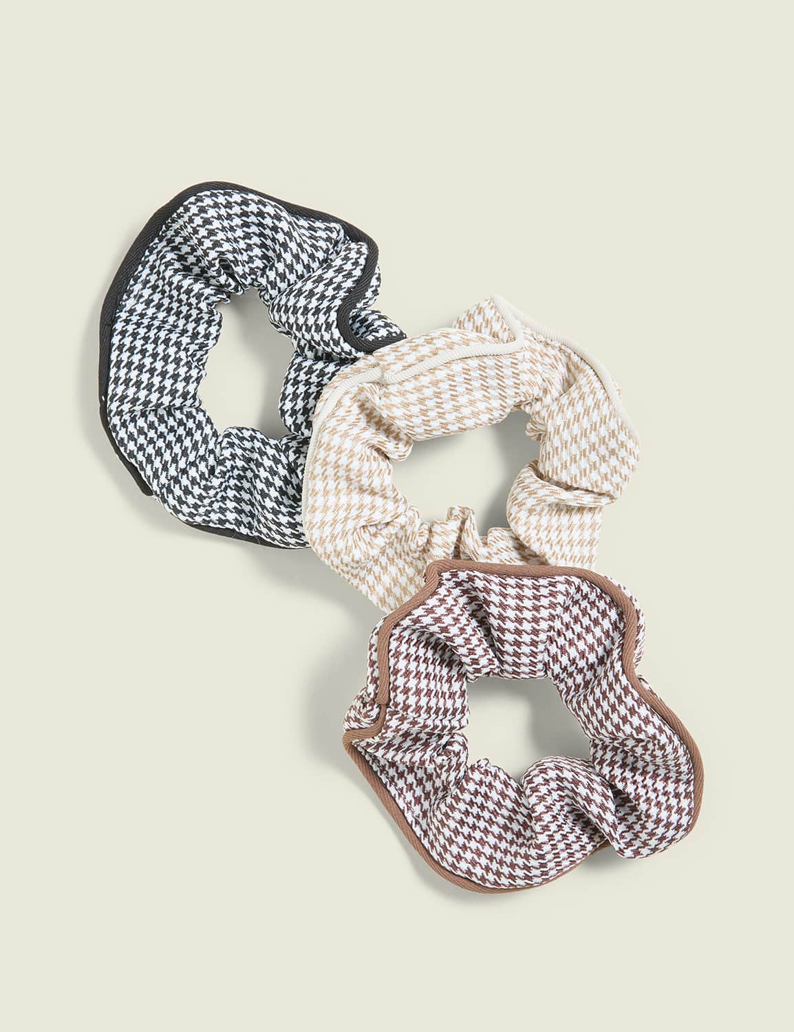 Houndstooth Scrunchie 3-Pack