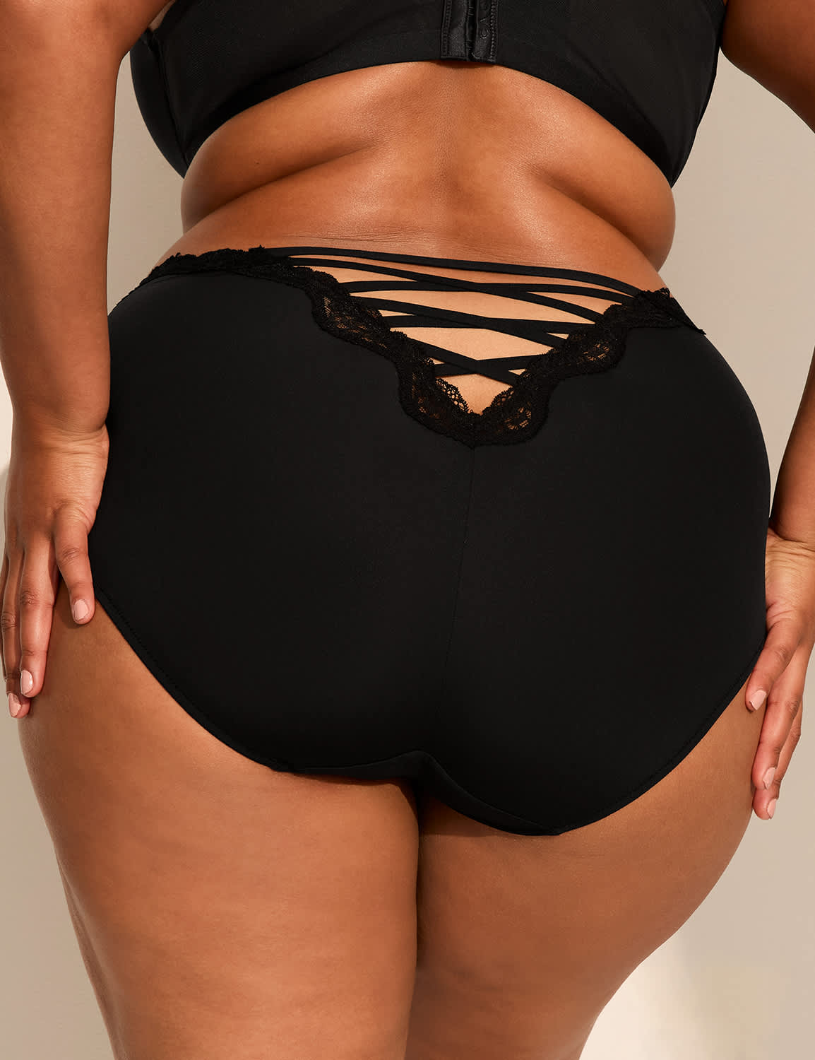 Lace-Trim Full Brief Panty