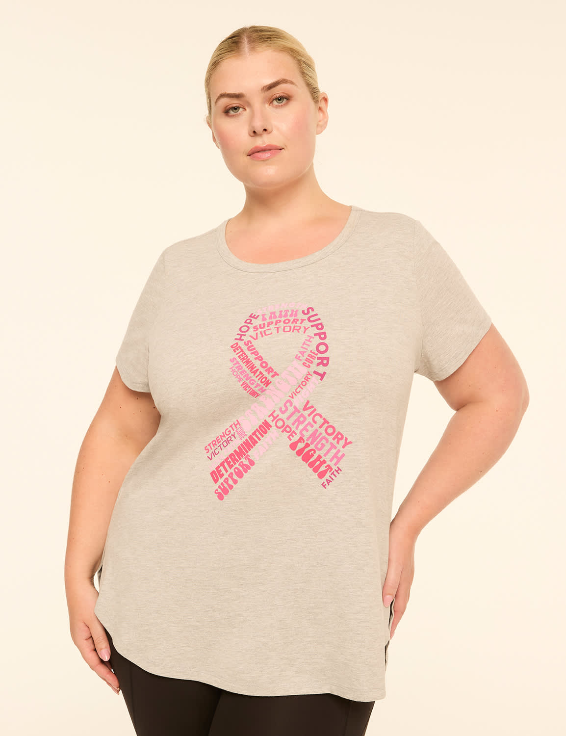 LIVI Crew-Neck BCRF Graphic Tee