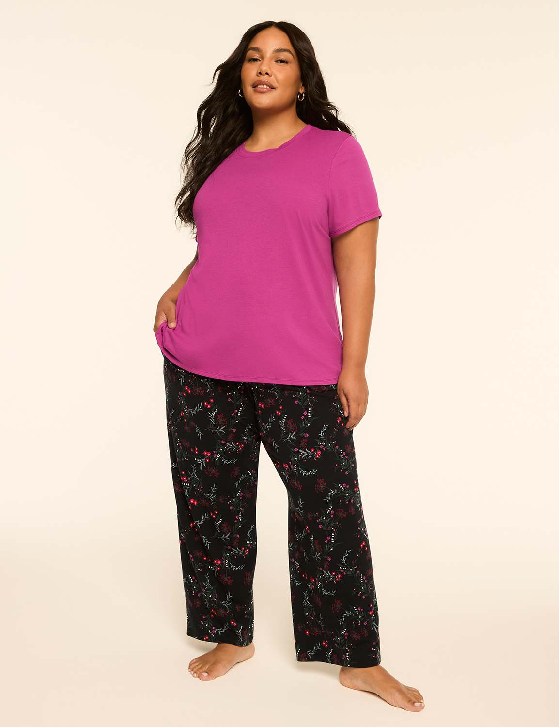Comfy Cotton Tee & Pant PJ Set
