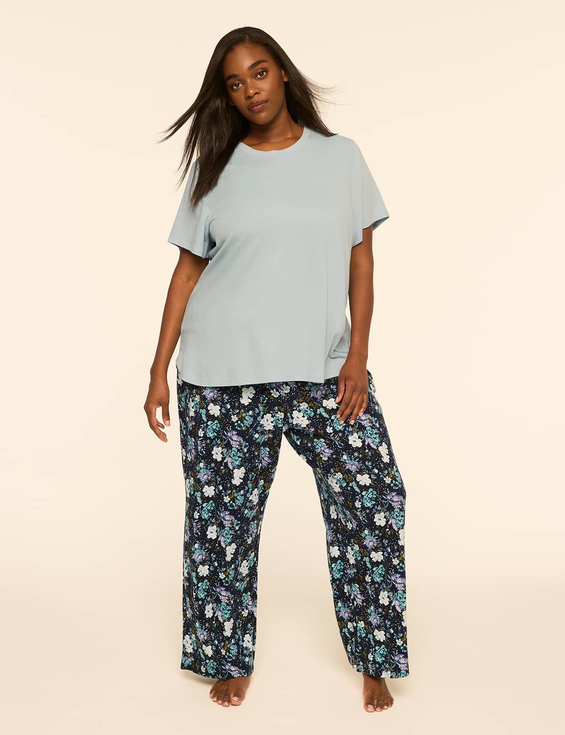Comfy Cotton Tee & Pant PJ Set