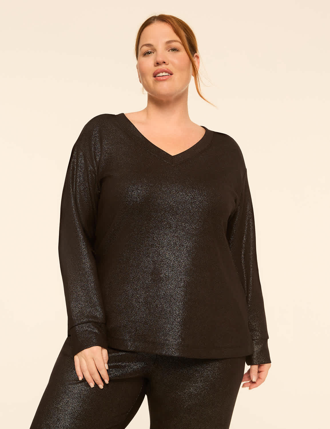 LIVI Journey Foil Print Top