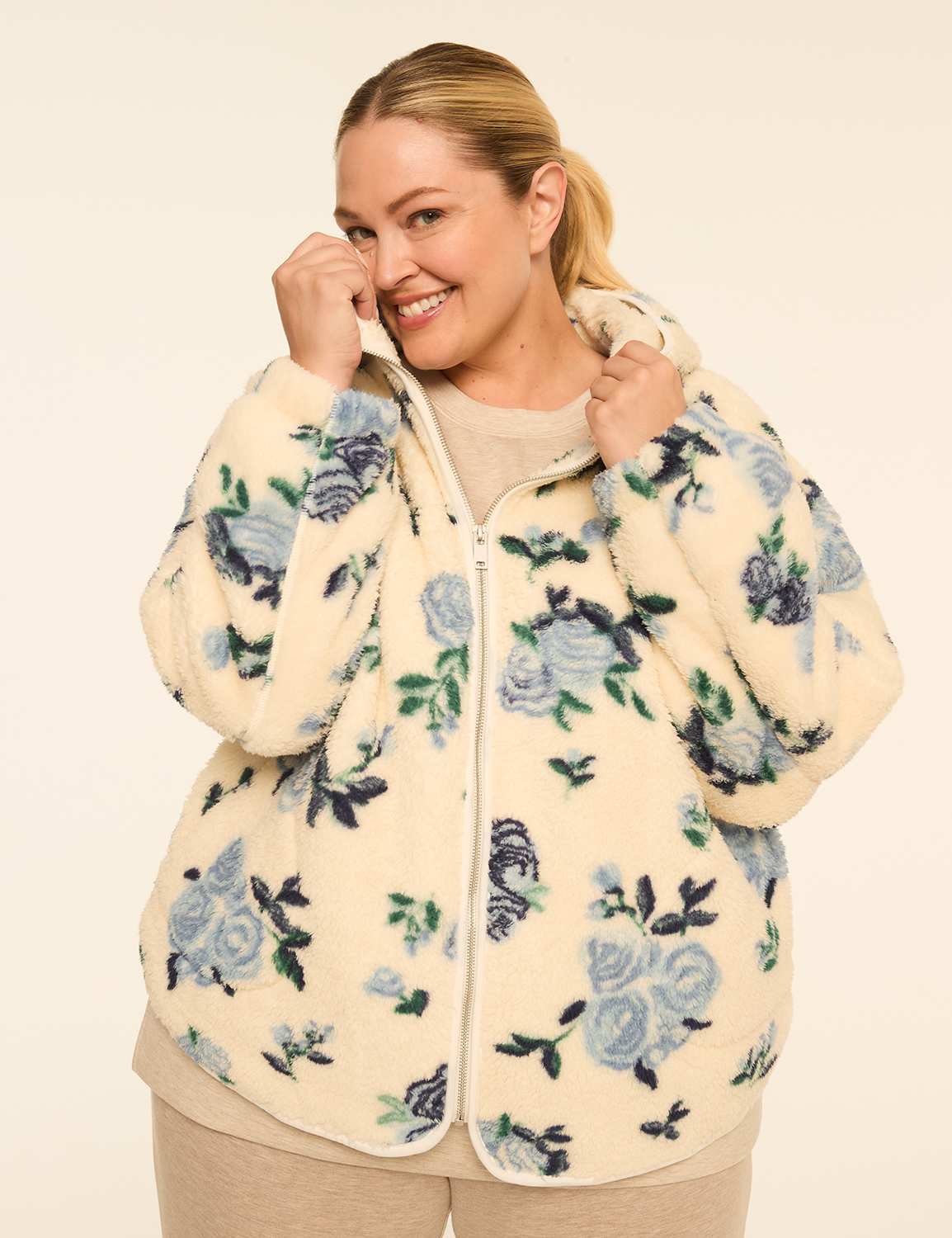 LIVI Sherpa Full-Zip Hooded Jacket