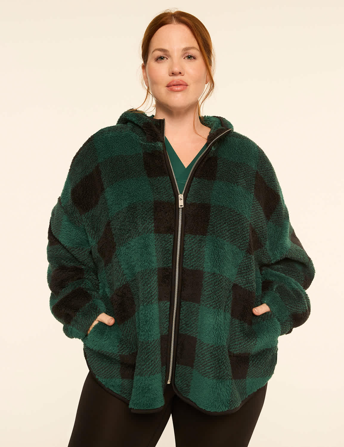 LIVI Sherpa Full-Zip Hooded Jacket