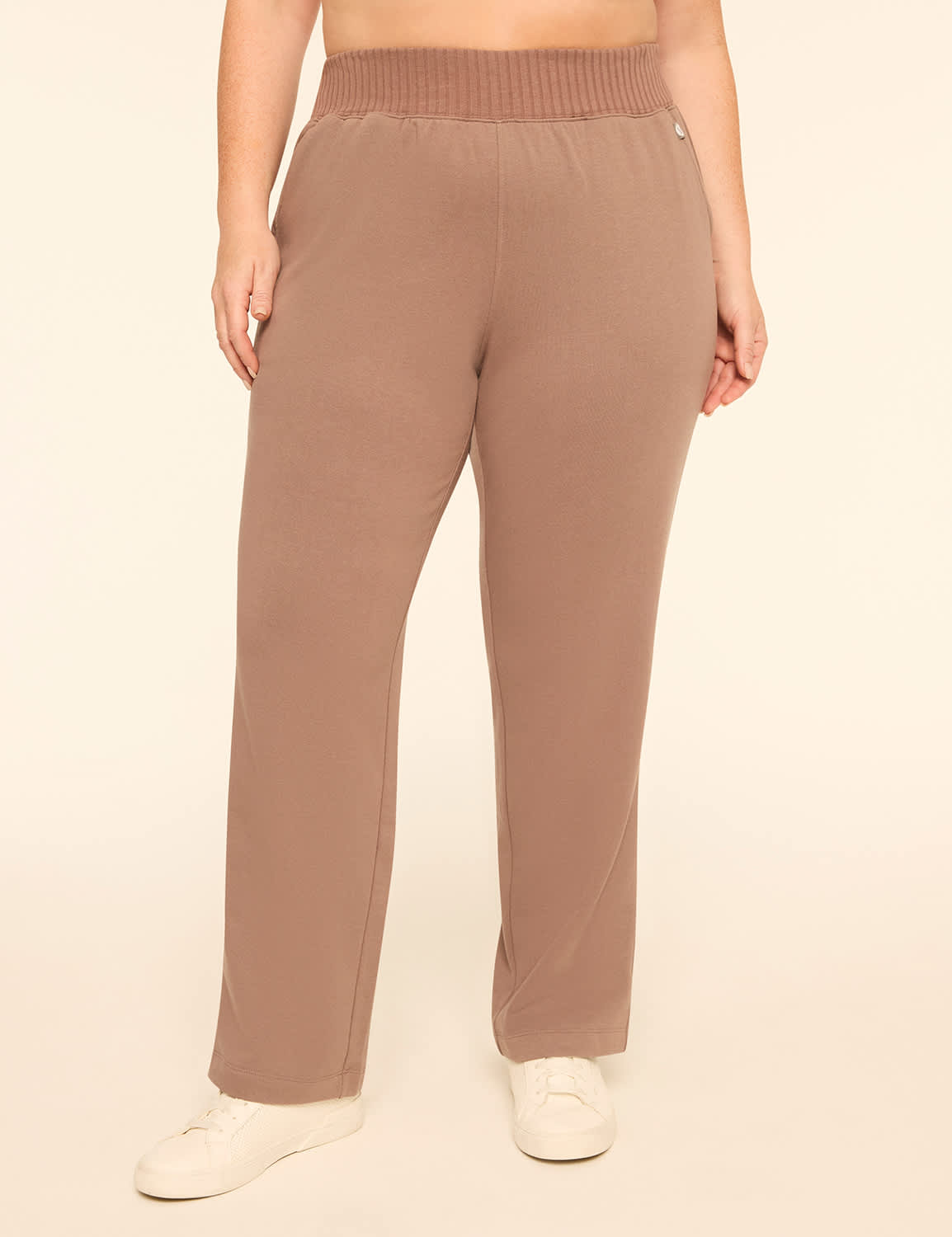 LIVI Fleece Rib-Mix Straight Pant