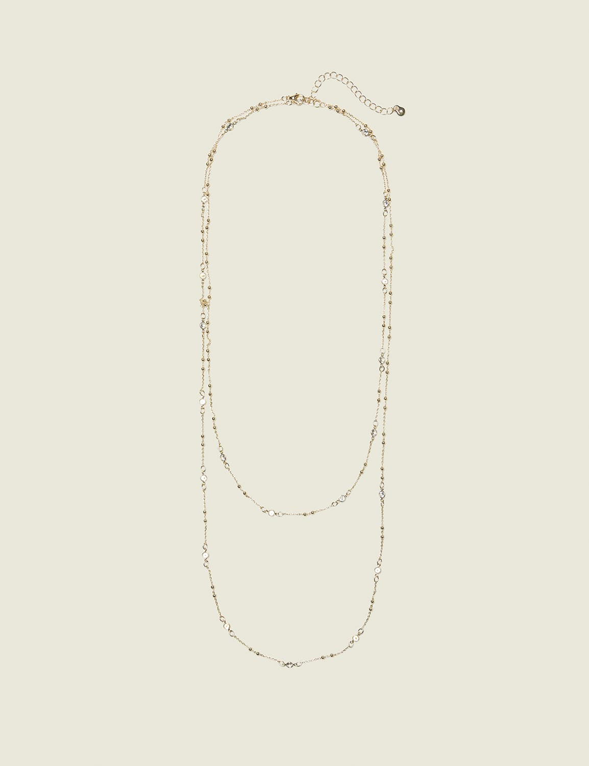 Mini Crystal Station Necklace