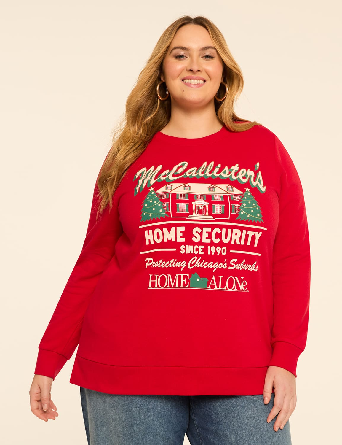 Foiled Home Alone Graphic Sweatshirt