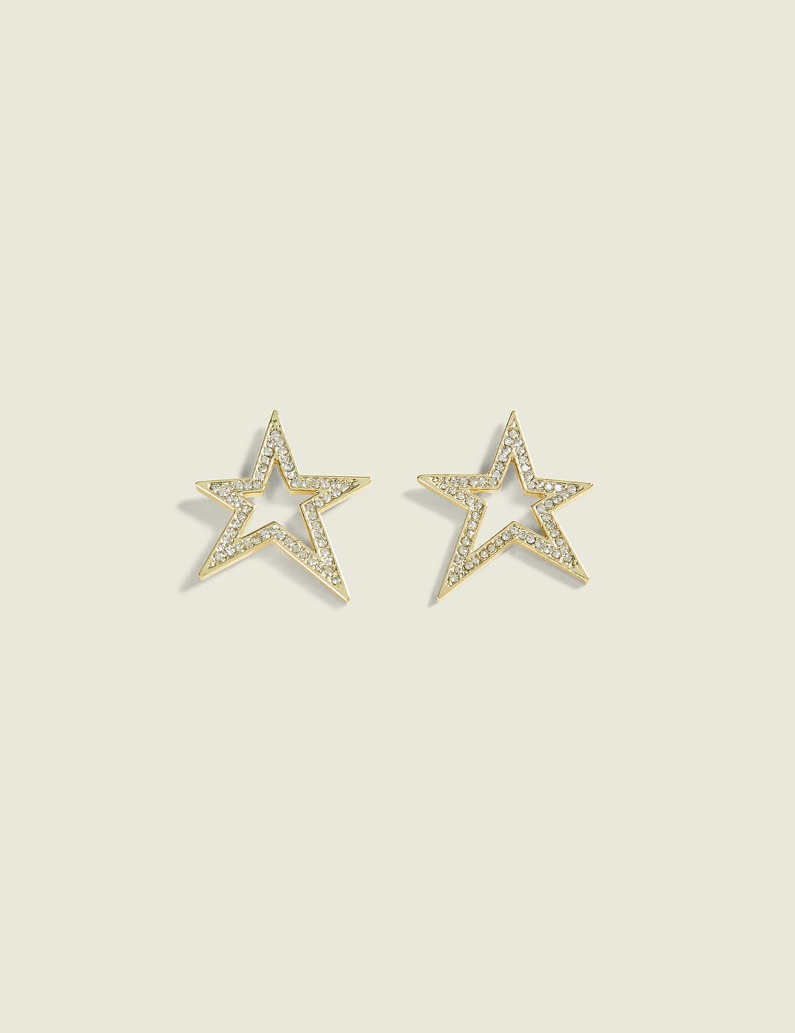 Abstract Star Stud Earrings