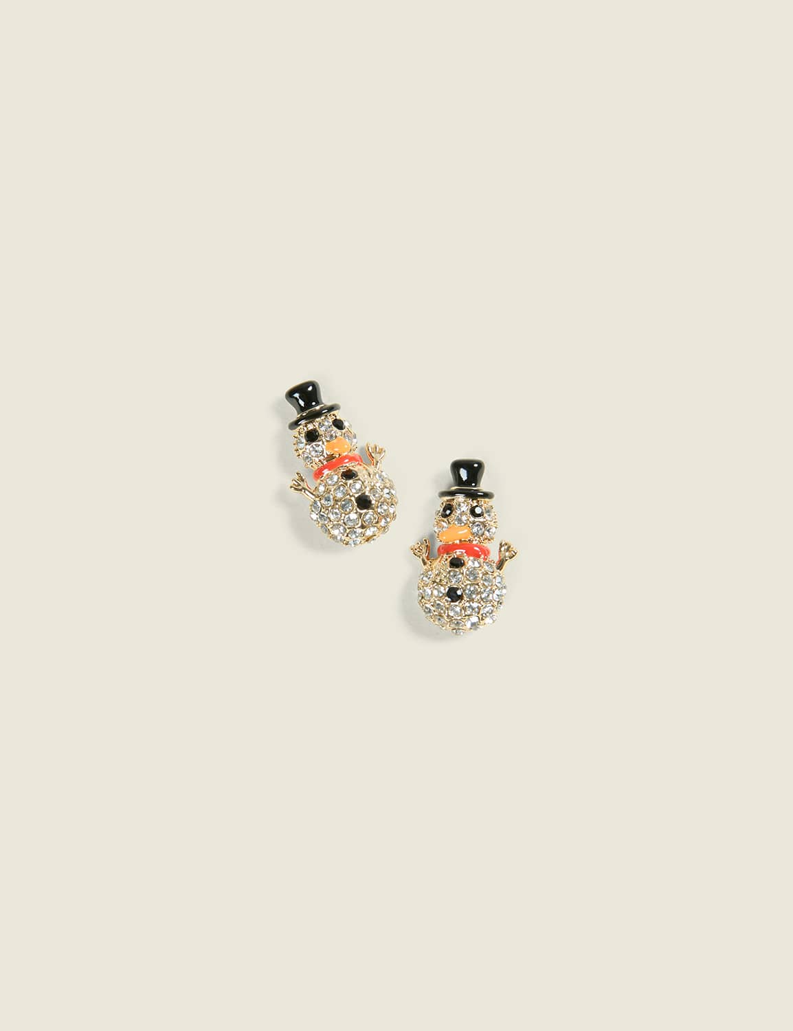 Snowman Stud Earrings