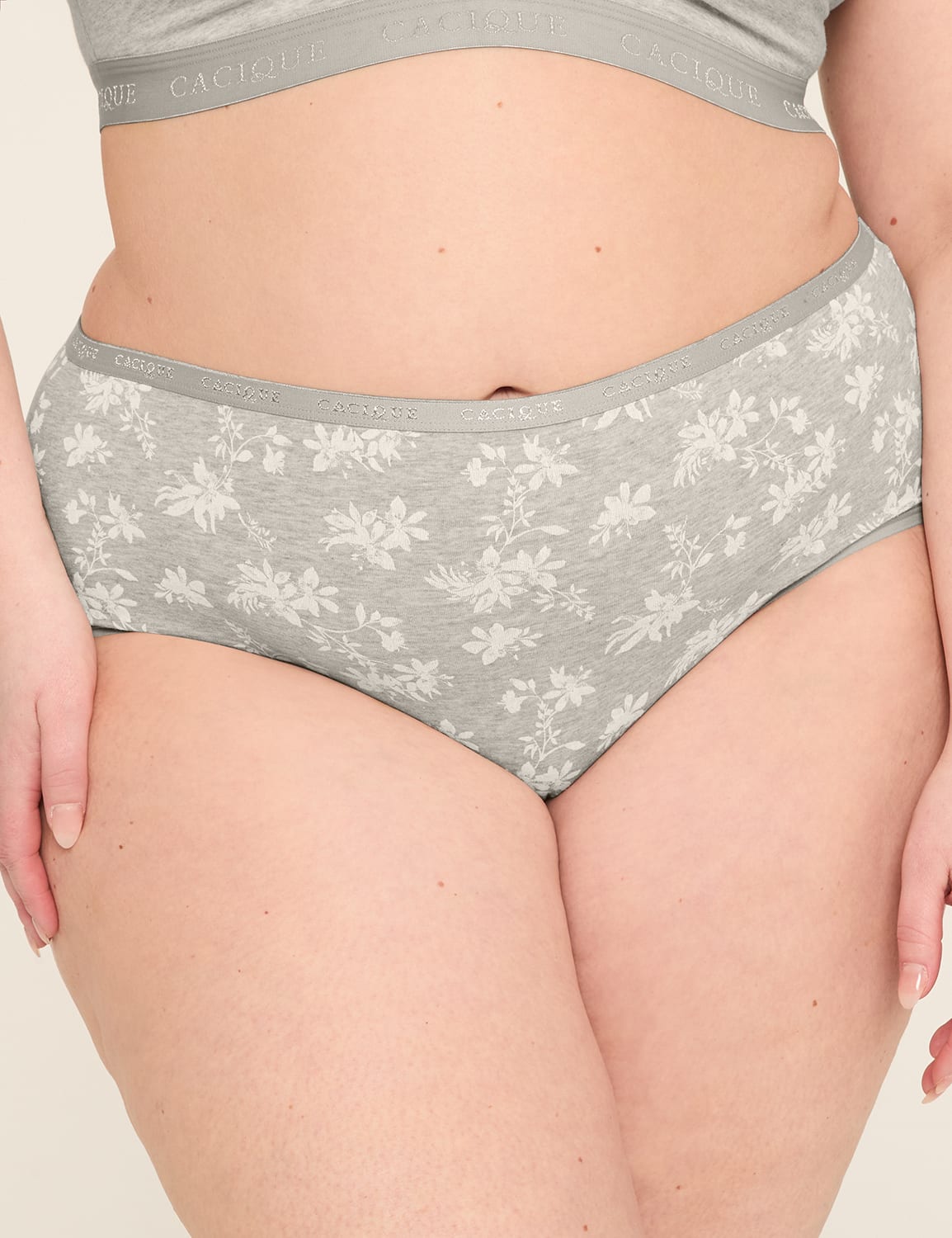 Cotton High-Leg Brief Panty