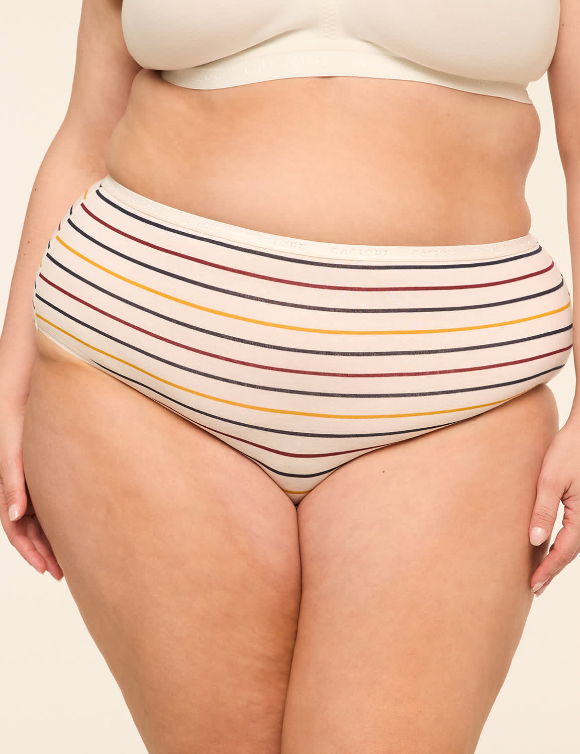 Cotton High-Leg Brief Panty