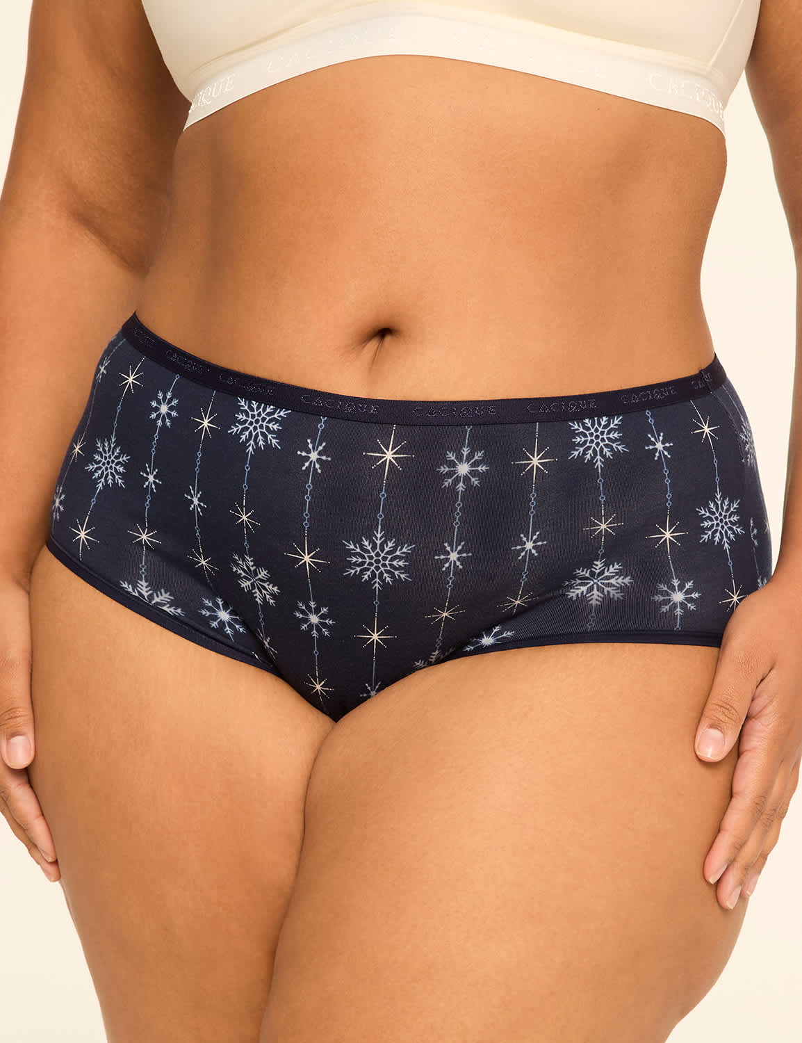 Cotton High-Leg Brief Panty
