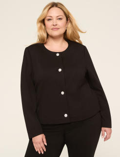 Ponte Bling-Button Short Jacket
