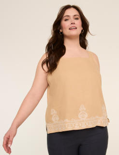 Square-Neck Tank Top