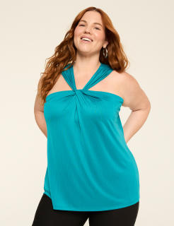 Twisted Halter-Neck Top