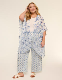 Printed Chiffon Overpiece