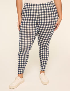 Gingham Layering Fashion Legging