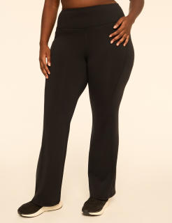LIVI Knit Fleece-Lined Bootcut Pant
