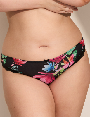 Lace-Trim Bikini Panty