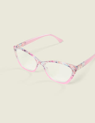 Floral Pink Ombre Reader Glasses