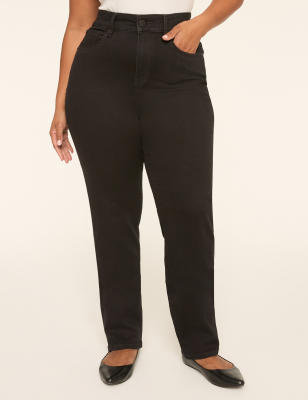 No-Gap Curvy Fit Straight Leg Jean