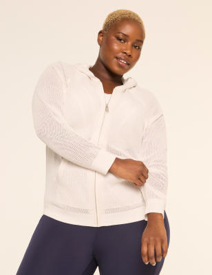 LIVI Zip-Front Sweater Hoodie